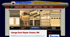 Desktop Screenshot of garagedoorrepairchaskamn.com