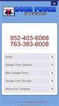 Mobile Screenshot of garagedoorrepairchaskamn.com